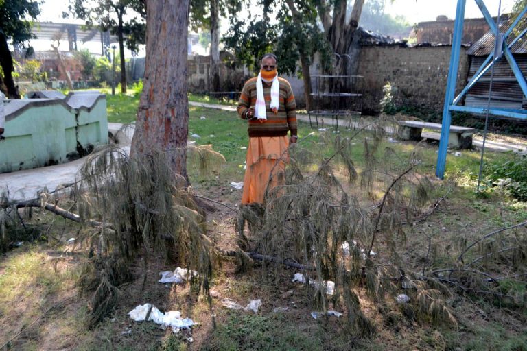 गोविन्द वल्लभ पंत पार्क में फैली गंदगी पर नाराजगी जताई