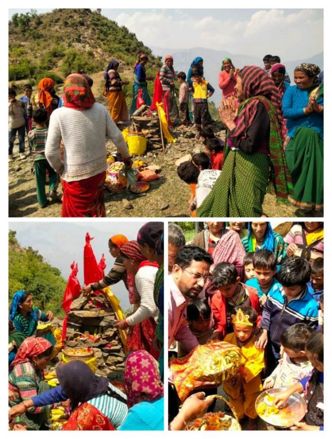 मुख्यमंत्री की देहरी से चमोली के लासी गांव पहुंची फूलदेई ग्वालों की भेंट – पहाड़ रफ्तार