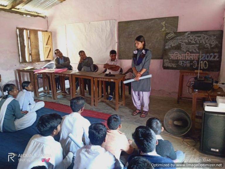 मातृदिवस पर छात्रों की माताओं ने भी किया प्रतिभाग