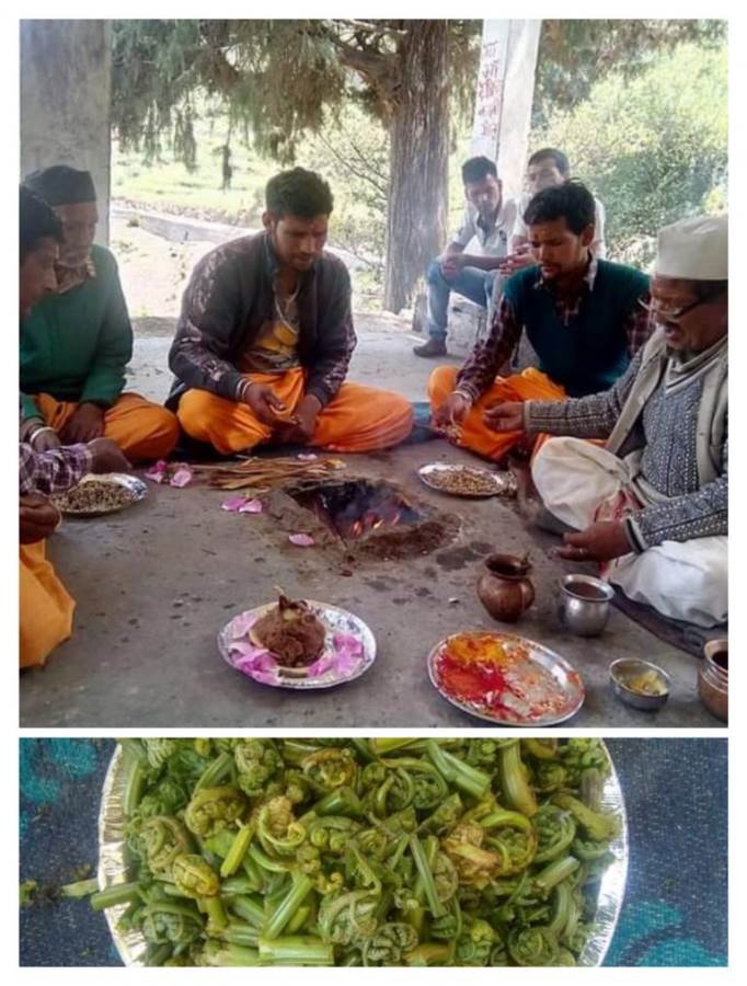 दक्षिण काली पंचधारा उर्गम घाटी जहां लगता है महाकाली को लेंगूड़े का भोग – रघुबीर नेगी उर्गमघाटी