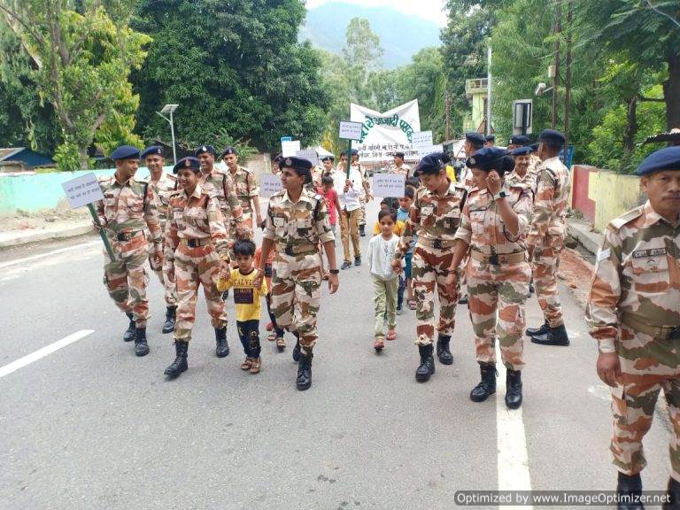 आइटीबीपी गौचर ने नशे से आजादी पखवाड़े के तहत निकाली जागरूकता रैली – केएस असवाल