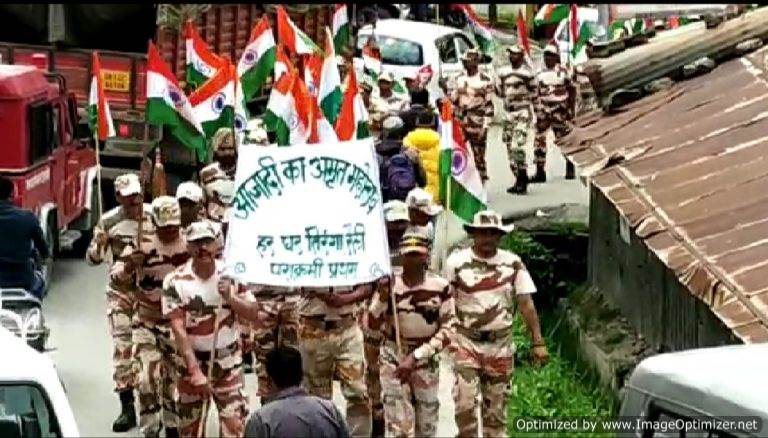 आजादी के अमृत महोत्सव पर आईटीबीपी जोशीमठ ने निकाली सात किमी हर घर तिरंगा रैली – संजय कुंवर जोशीमठ