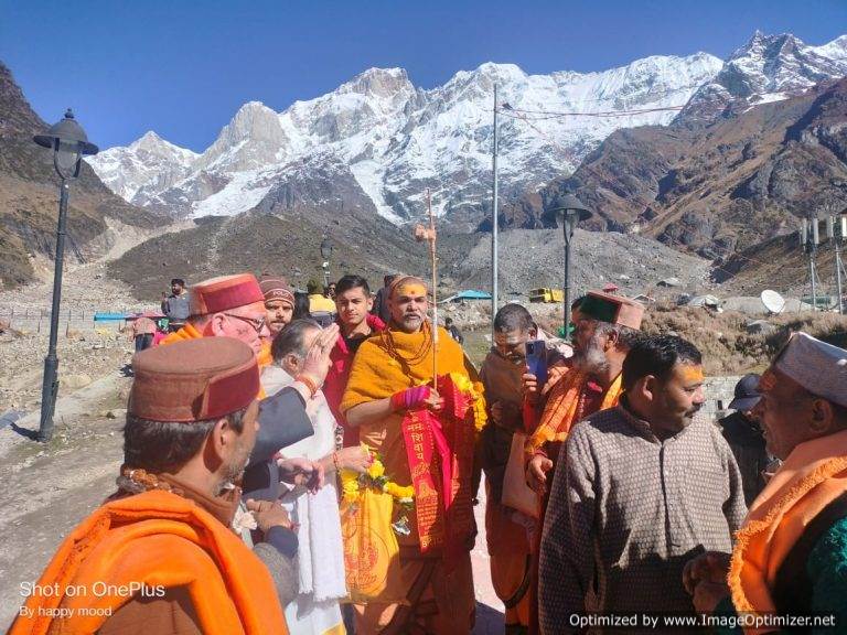 तीन जगद्गुरु शंकराचार्य पहली बार एक साथ बाबा केदारनाथ के करेंगे दर्शन – संजय कुंवर