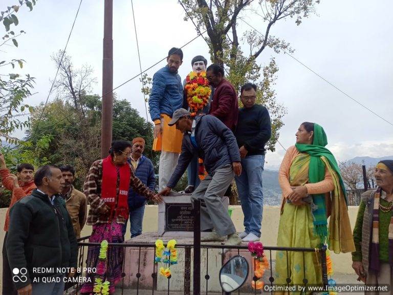 स्थापना दिवस पर  राज्य आन्दोलकारी अमर शहीदों को किया श्रद्वा सुमन अर्पित  – लक्ष्मण नेगी