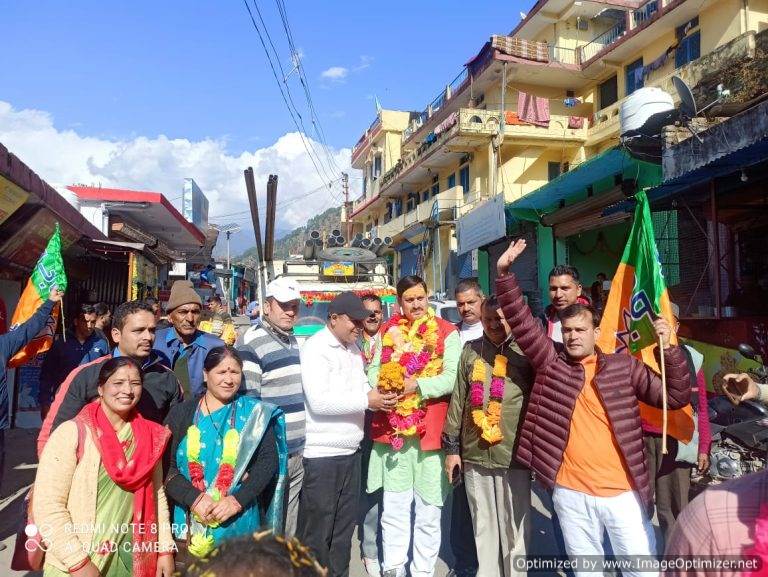 भाजपा नवनियुक्त जिलाध्यक्ष महावीर पंवार का केदारघाटी में कार्यकर्ताओं ने किया जोरदार स्वागत – लक्ष्मण नेगी