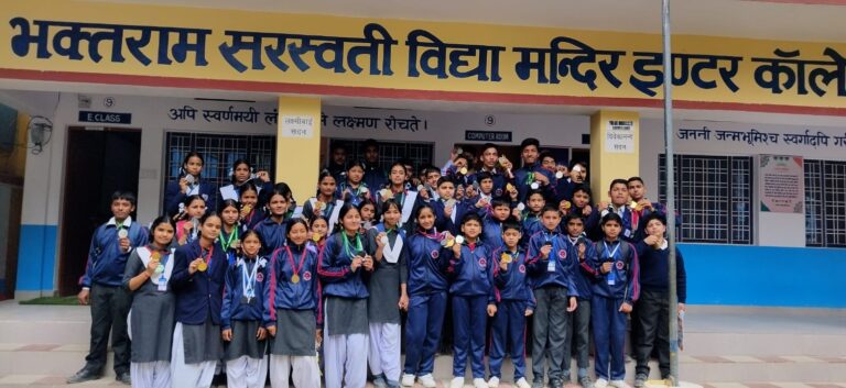 जूनियर वर्ग में अमन आर्य व सीनियर वर्ग में तनुज सजवाण रहे विद्यालय में प्रथम