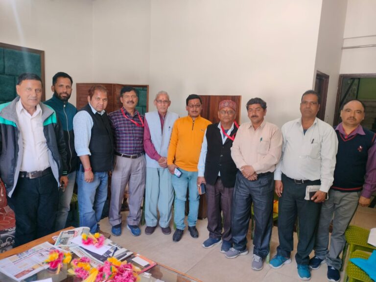 देवभूमि पत्रकार संगठन ने सरकार से तहसील स्तर पर मान्यता की मांग उठाई