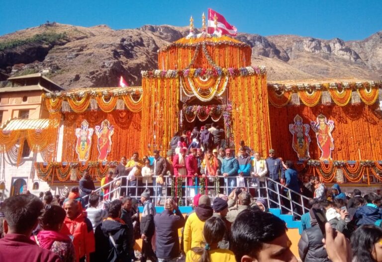 बदरीनाथ धाम में कपाट बन्द होने की वैदिक प्रक्रिया पंच पूजाएं शुरू, आज होंगे श्रीगणेश के कपाट बंद