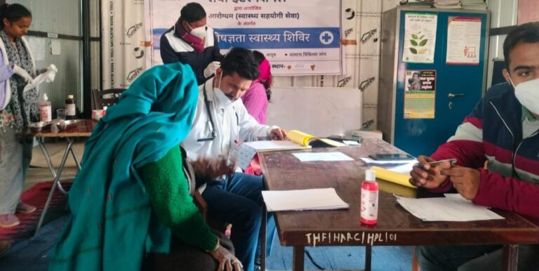 चमोली : सेवा इंटरनेशनल द्वारा स्वास्थ्य शिविर में 142 रोगियों का किया इलाज
