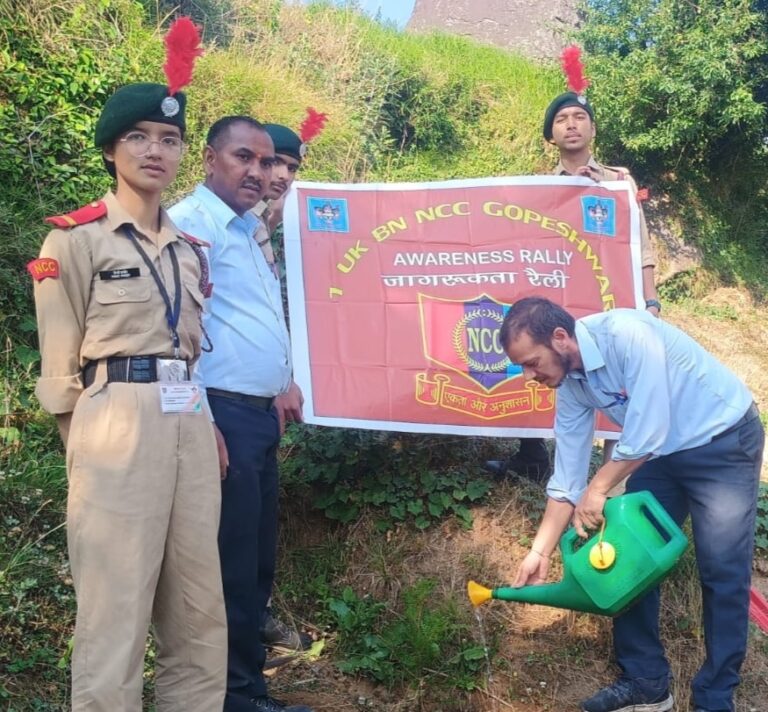 जोशीमठ : विश्व पर्यावरण दिवस पर विद्या मंदिर में पर्यावरण प्रतियोगिता आयोजित, 55 पौधों का किया रोपण