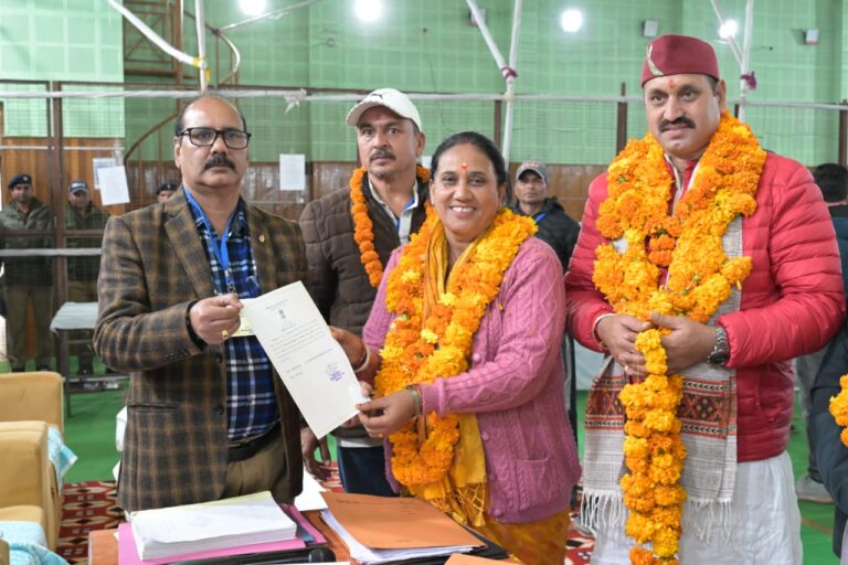 ऊखीमठ : केदारनाथ उप निर्वाचन की मतगणना शांतिपूर्ण संपन्न, आशा नौटियाल 5622 मतों से जीती