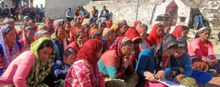 गैरसैंण : सीएम आर्दश गांव सारकोट में लगा स्वरोजगार कैंप 