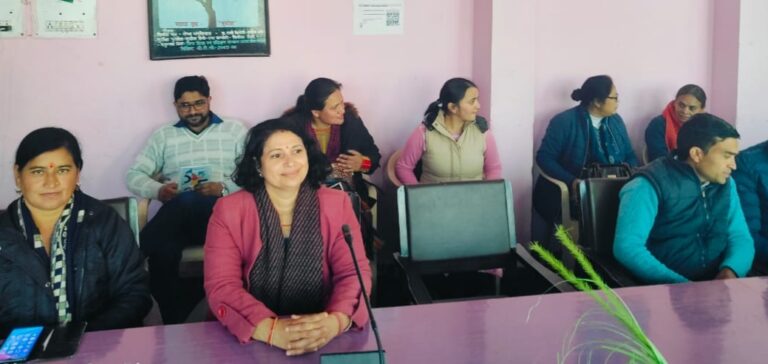 गौचर : शिक्षक विद्यालय में अपना शत प्रतिशत योगदान दें : आकाश सारस्वत