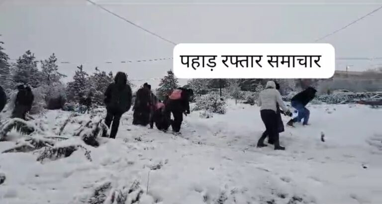 औली :  बर्फबारी के बीच पर्यटकों से गुलजार हुआ औली, 1150 ने चेयर लिफ्ट से किया प्रकृति का दीदार