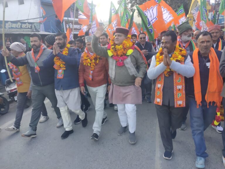 गौचर : जनता को विकास के लिए त्रिपल इंजन की सरकार बनानी चाहिए : महेंद्र भट्ट