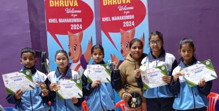 चमोली : राज्यस्तरीय टेबल टेनिस प्रतियोगिता में चमोली जोशीमठ ने जीते 4 गोल्ड, तीन कांस्य पदक