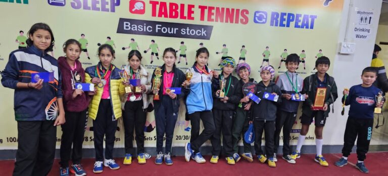 कोटद्वार : राज्यस्तरीय टेबल टेनिस प्रतियोगिता में चमोली (जोशीमठ) के खिलाड़ियों ने सभी वर्गों में मेडल जीतकर जनपद का नाम किया रोशन