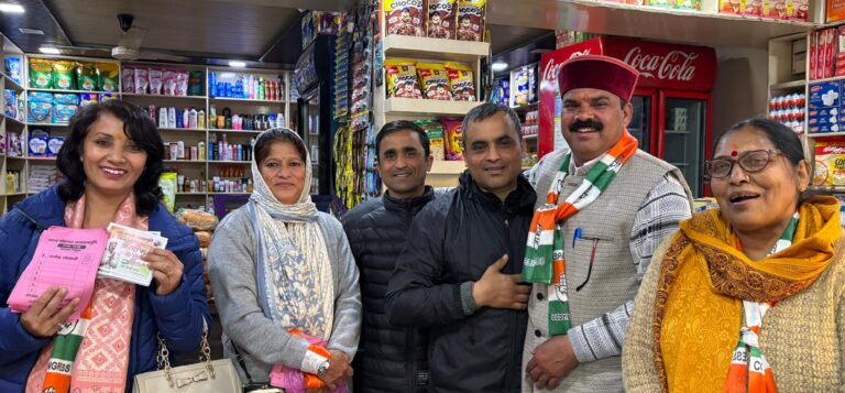 ऊखीमठ : अगस्त्यमुनि कांग्रेस अध्यक्ष प्रत्याशी राजेन्द्र प्रसाद गोस्वामी ने अपना जनसंपर्क अभियान किया तेज