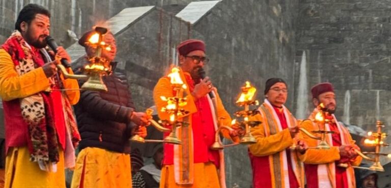 केदारघाटी : केदारनाथ धाम में मंदाकिनी गंगा आरती शुरू