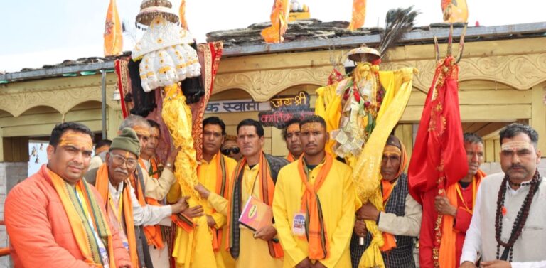 ऊखीमठ : कार्तिक स्वामी की ऐतिहासिक बदरीनाथ यात्रा का हुआ आगाज