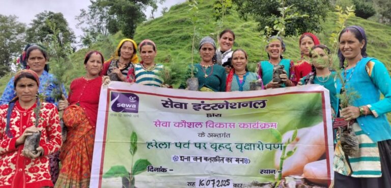 चमोली : हरेला महोत्सव पर सेवा इंटरनेशनल ने किया वृहद वृक्षारोपण