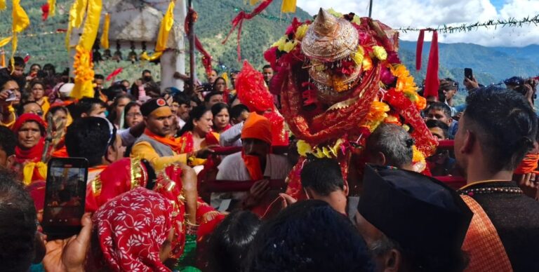 ऊखीमठ : भगवती चामुण्डा देवी की दिवारा यात्रा शुरू