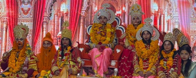 ज्योतिर्मठ : भगवान श्रीराम के राजतिलक के साथ रविग्राम में रामलीला संपन्न