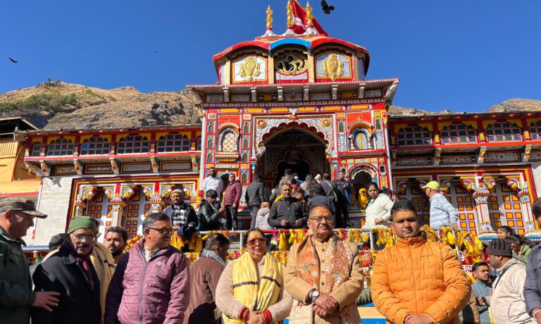 गौचर : सैनिक कल्याण मंत्री गणेश जोशी ने किए बदरी विशाल के दर्शन