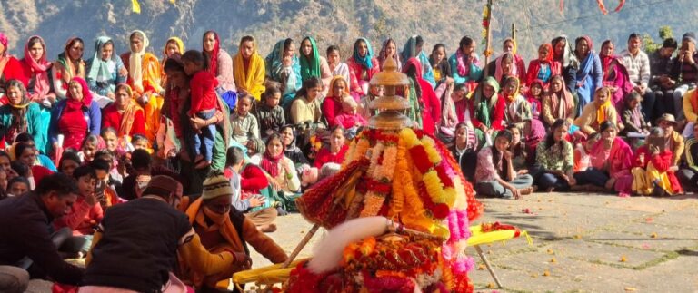 ऊखीमठ : भगवती मां चामुण्डा की दूसरे चरण की दिवरा यात्रा शुरू