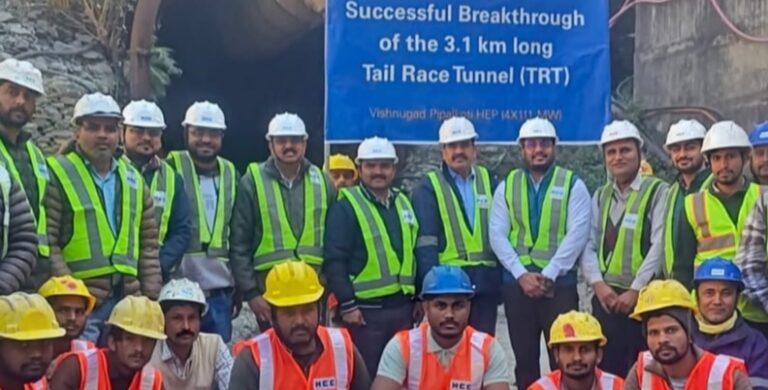 चमोली : टीएचडीसी परियोजना को मिली बड़ी सफलता, टीआरटी 3.1 किमी का सफल ब्रेकथ्रू