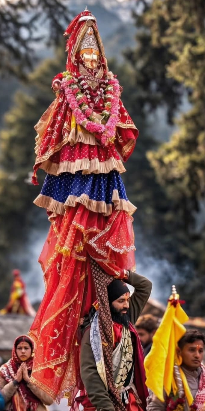 उर्गमघाटी : मां कालिंका ने भीगी पलकों के साथ धियाणियों को किया विदा