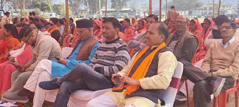 गौचर : विराट हिन्दू सम्मेलन में सामाजिक समरसता और एकता पर जोर