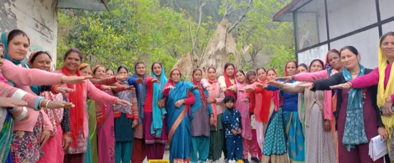 चमोली : थिरपाक गांव की महिलाओं ने भी लिया नशामुक्ति का संकल्प