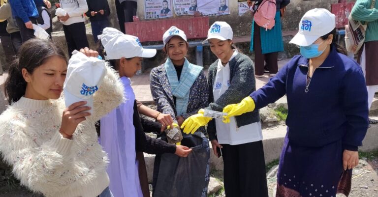 चमोली : औली बुग्याल से उठा स्वच्छ गंगा का संदेश