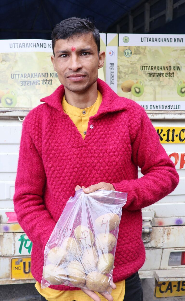 गोपेश्वर : चमोली के किसानों को मिलेगा बड़ा बाजार, 200 कुंतल कीवी पहली बार दिल्ली की आजादपुर मंडी रवाना